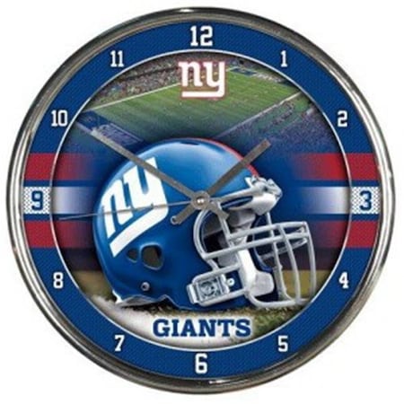 Wincraft New York Giants Round Chrome Wall Clock 1094327915